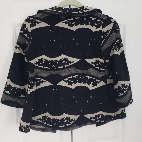 ANDRIA LIEU Patterned Black Jacket/Blazer - Picture 7 of 9